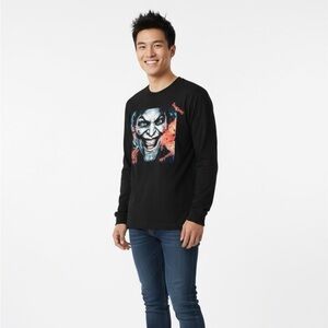Joker Unisex T-shirt (Bella Canvas) Long Sleeve Why So Serious? KolorMatrix 3XL